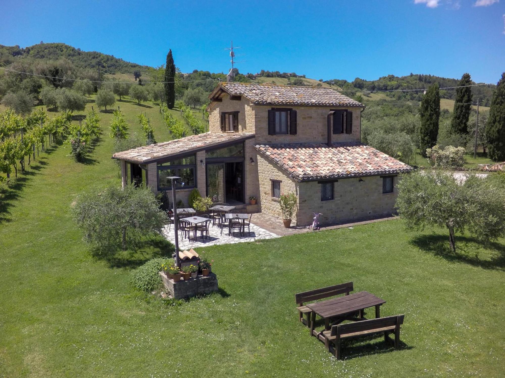 Agriturismo Tre Querce Penna San Giovanni Kültér fotó