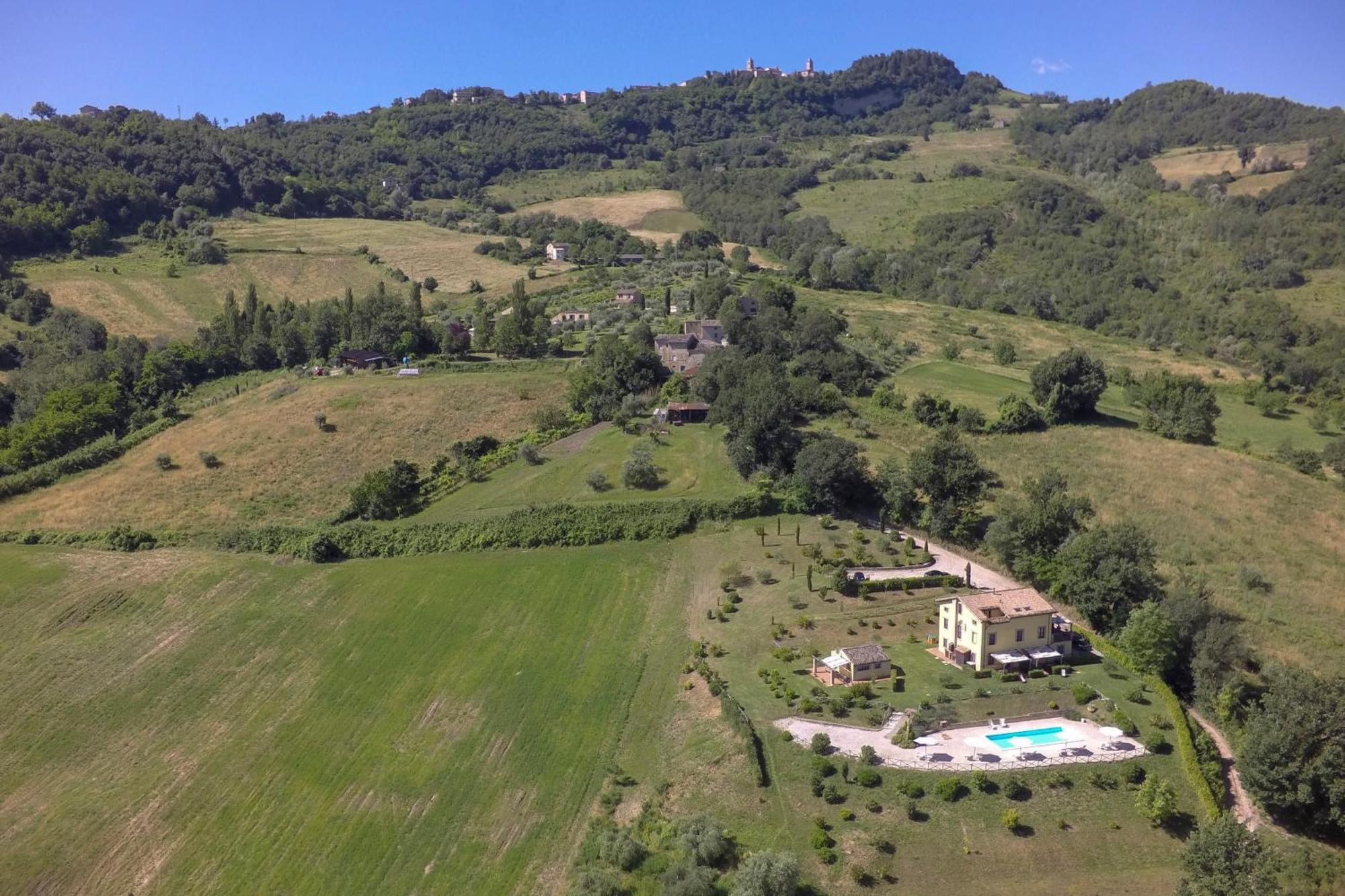 Agriturismo Tre Querce Penna San Giovanni Kültér fotó